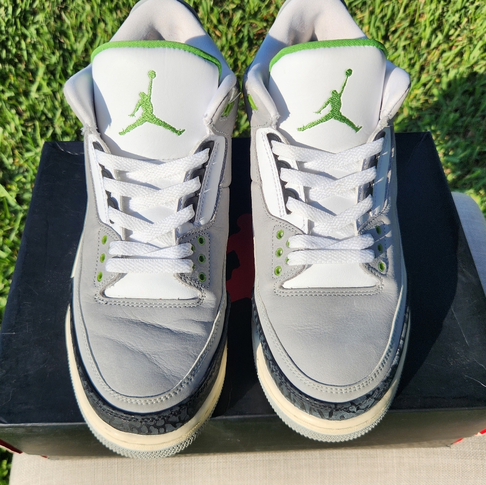 Nike Air Jordan 3 Retro “Chlorophyll” 2018 136064-006 Size 9 Men’s - Picture 5 of 14